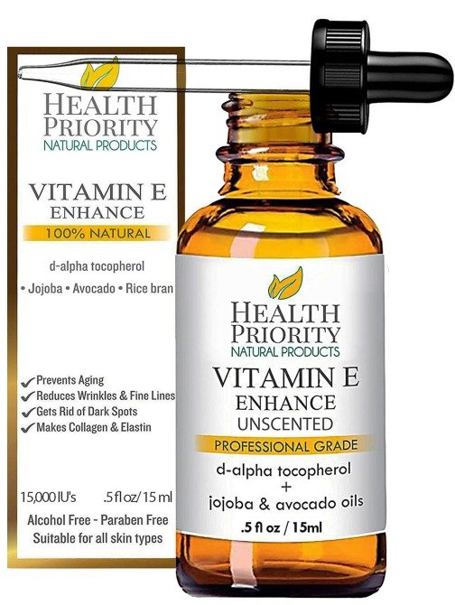 Health Priority Natural Products Huile de vitamine E bio Amazon Health Priority Natural Products Huile de vitamine E bio Amazon