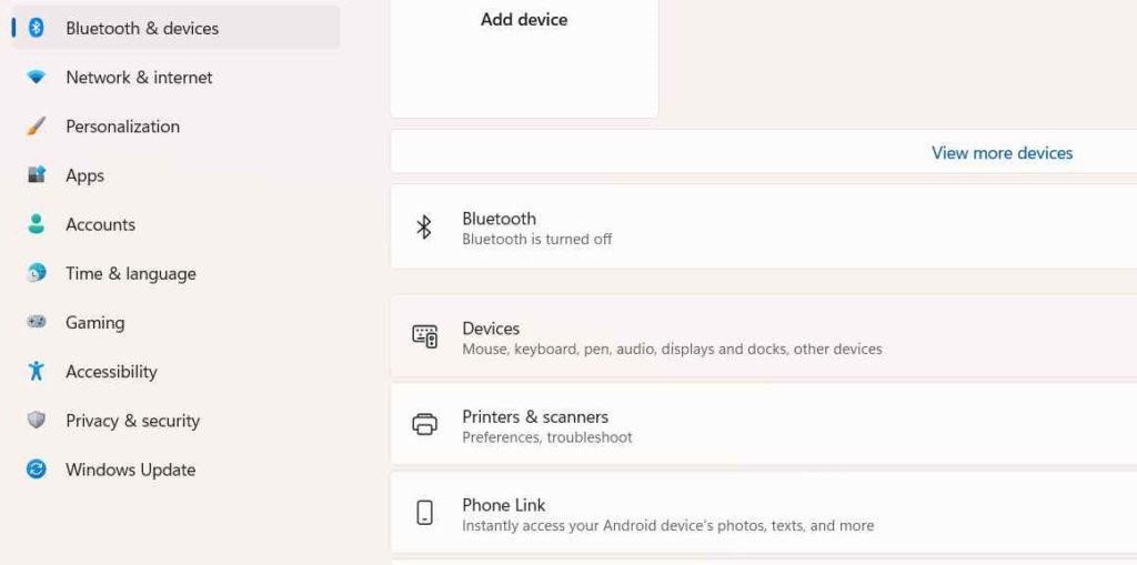 Bluetooth et appareils