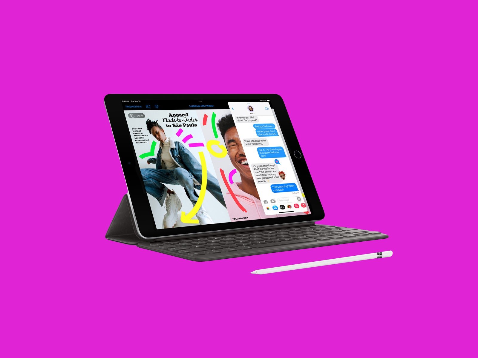 ipad mini avec un crayon