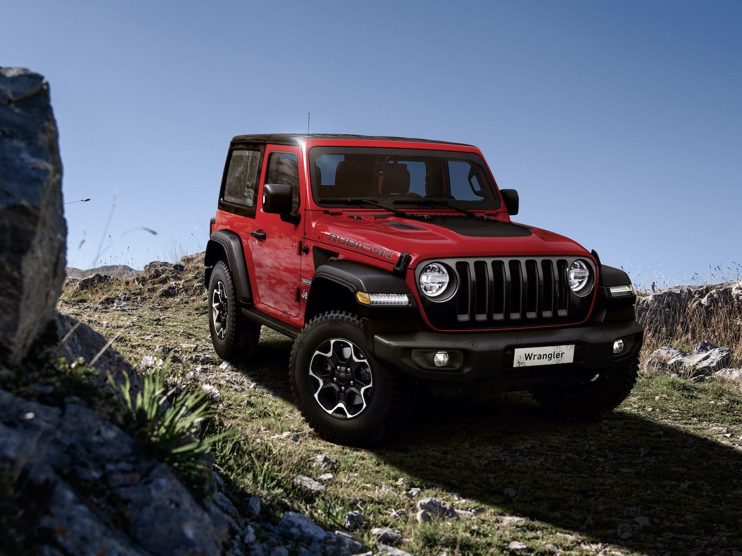 Le Jeep Wrangler.