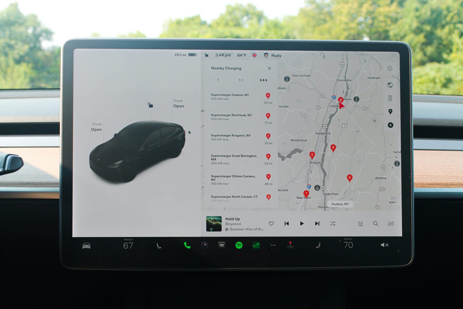 Le SUV électrique Tesla Model Y.